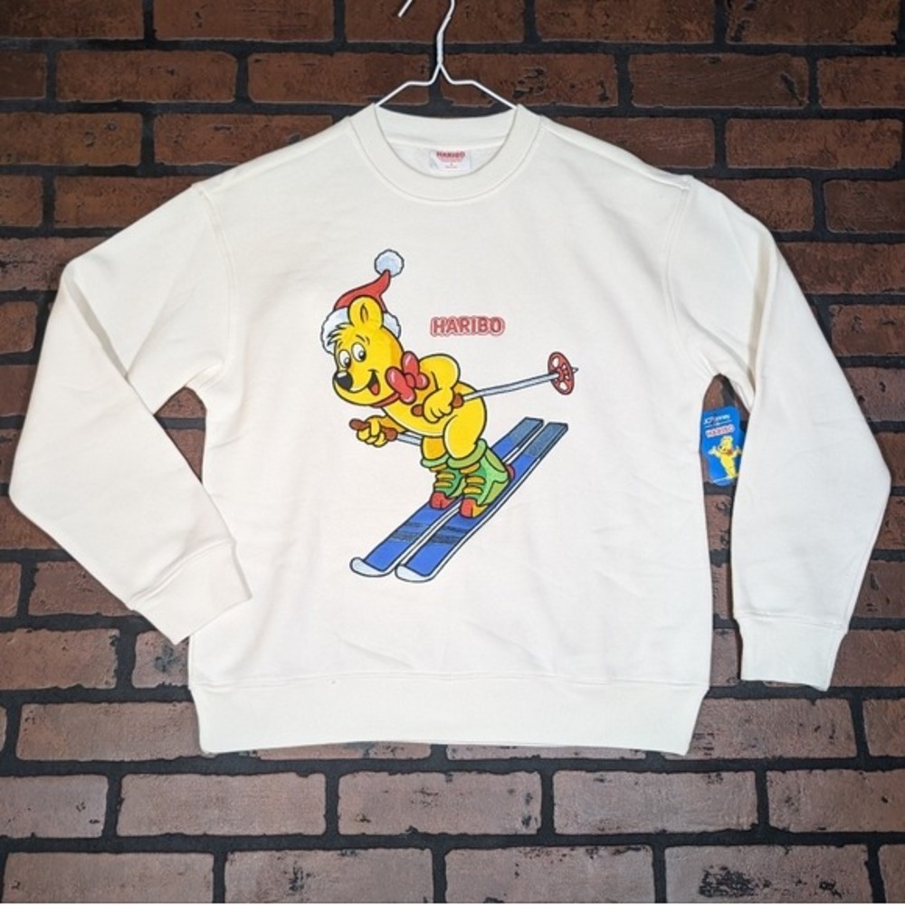 Haribo Limited Run Skiing Gummy Bear Crewneck Sweatshirt Women's S‎ - NWT